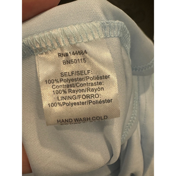 Blush Noir Women’s Blue Lace Maxi Dress Size M - Picture 7 of 8